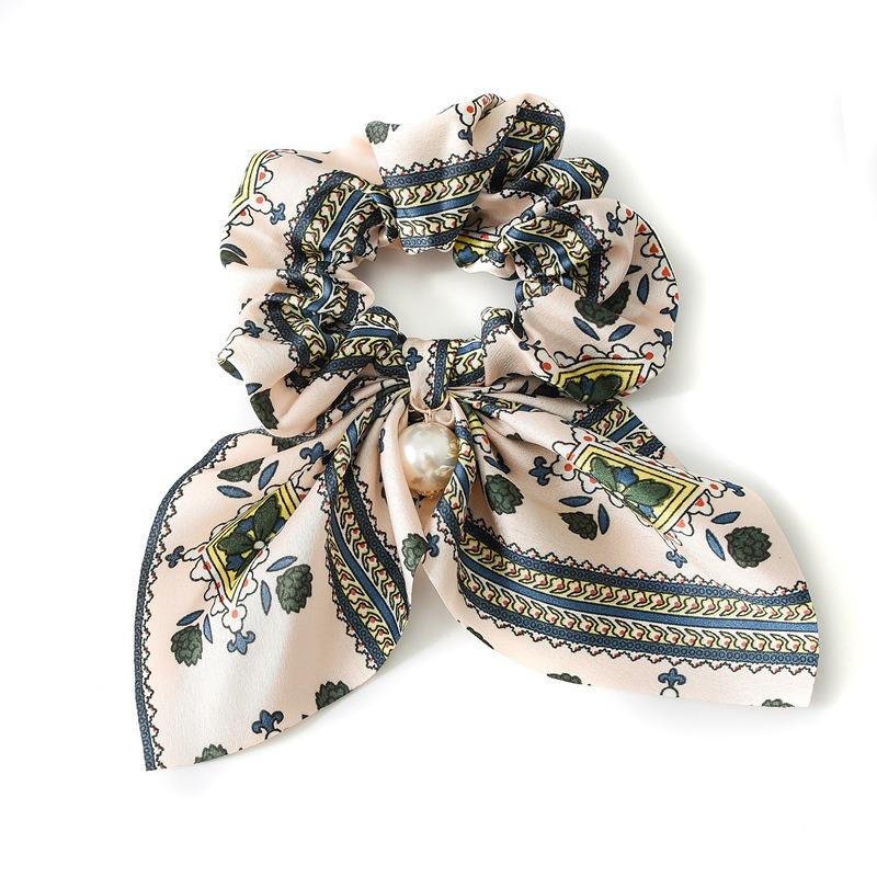New Style Pendant Dog Collar Hairpin for Women, Hair Tie with Knotted Large Butterfly Knot Hair String Head Accessory