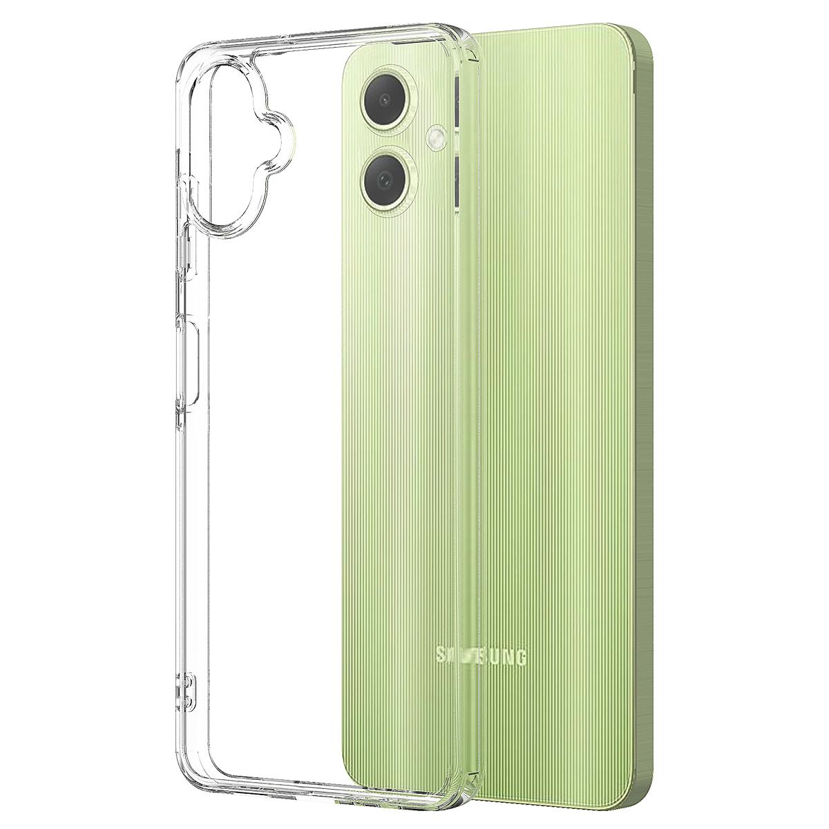 

For Samsung Galaxy A06 4G Clear Phone Case TPU+Acrylic Shockproof Phone Back Cover A