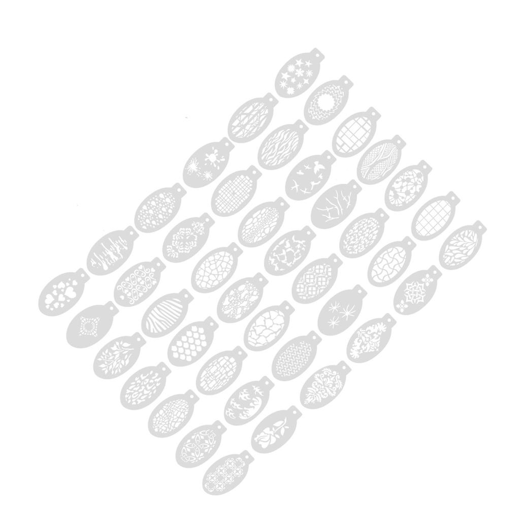 42Pcs Face Paint Stencils Reusable Hollow  Face Body Painting Templates Tracing Stencils for Part