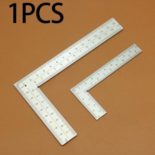 Fenteer L-Shaped Square Ruler, DIY Professional High-Precision Hobby Engineering Woodworking, 10x15cm