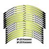 Motorcycle 19" 17" Wheel Sticker Hub Rim Decal Reflective Stripe Tape Fits Modified Decoration