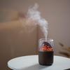 Creative Volcano Humidifier: Seven-Color Aromatherapy Diffuser for Home & Bedroom, Perfect Desktop Gift with Ambient Light