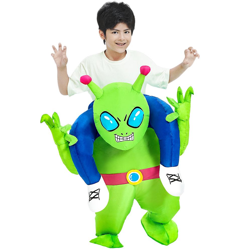 Funny ET Alien Inflatable Costume Dress Suit Boy Girl Adult Purim Carnival Halloween Anime Party Cosplay Costumes Birthday Gift