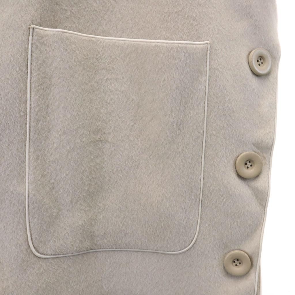 Maglia Plus Side button wool cape coat F beige Women Used