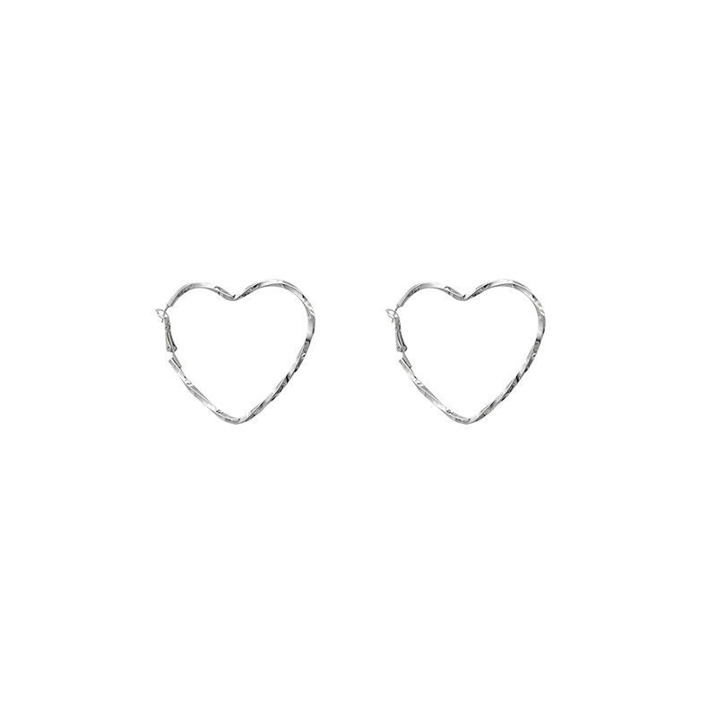 European and American exaggerated big love earrings women's design sense earrings earrings