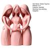 Sisters Friendship Statue 3D Printed 3 Sisters Figurine for Living Room Office Dorm Apartment Home Decor Heartfelt Gift for Women