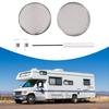 2 8 Inch Stainless Steel RV Vent Cover Mesh Design with Installation Tool and Spring Fasteners for Optimal Protection