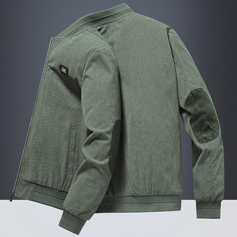 New Middle-aged Coat Autumn and Winter Men's Baseball Collar Casual Fashion Jacket