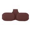 Multifunction Leather Sunglasses Card Holder Car Sun Visor Glasses Mount Hanger