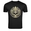 Native American Skull Chief Headdress Tribal Graphic T-Shirt