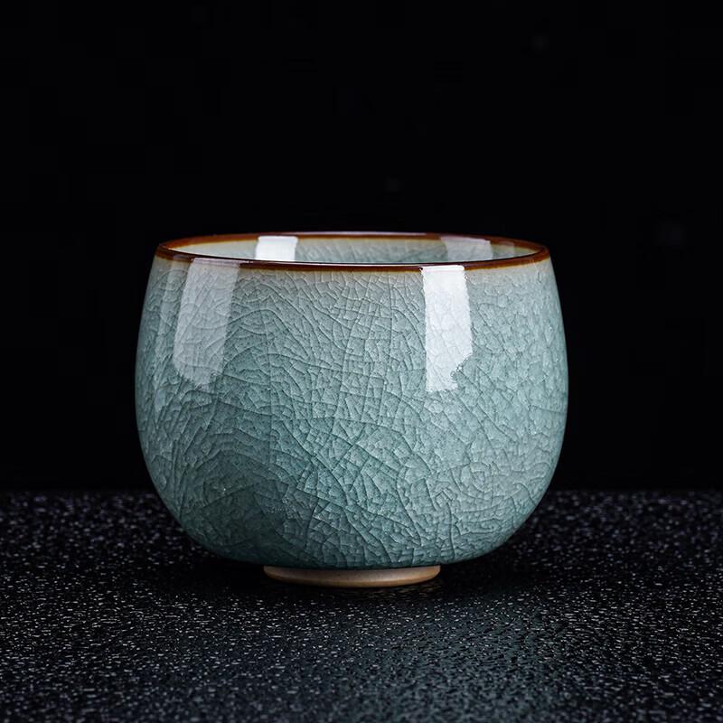 Qimingxuan Ceramic Ice Crack Glaze Master Tea Cup