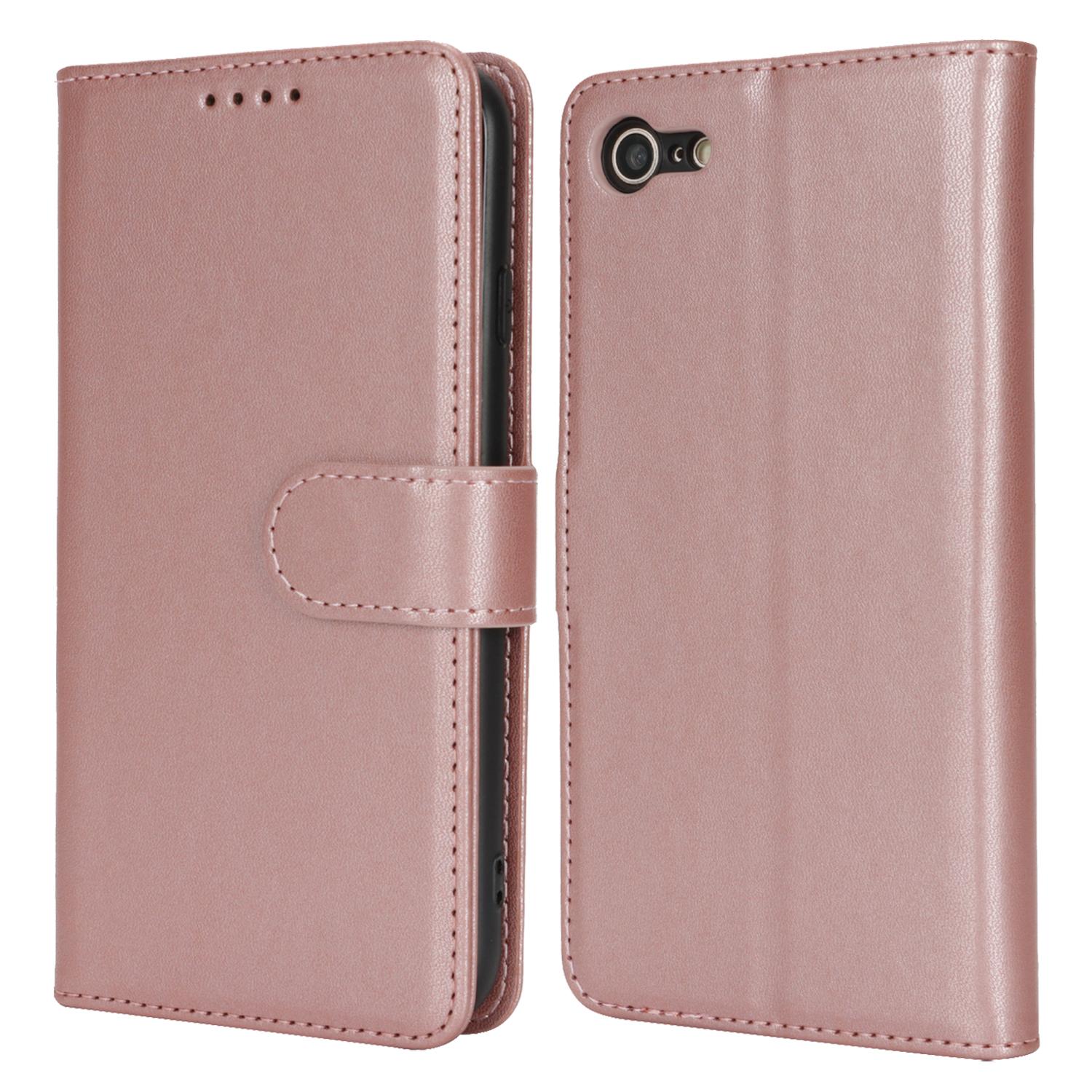 

For iPhone SE (2022)/(2020)/8/7 Stand Case Shockproof Leather Wallet Phone Cover