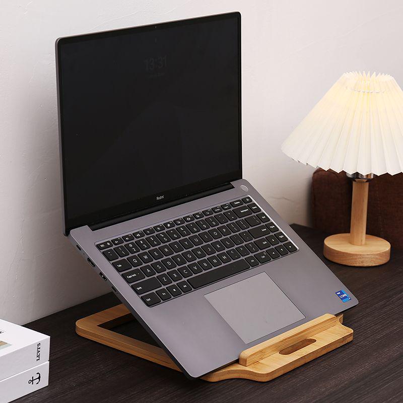 Folding Solid Wood Portable Laptop & Tablet Stand with Cooling Feature