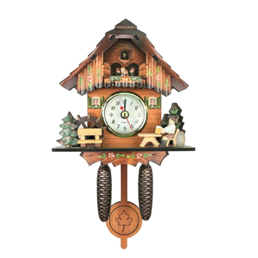 Carved Cuckoo Wall Clock Pendulum