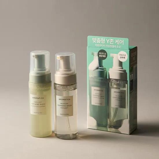 AROMATICA Pure & Soft Feminine Wash 170ml Duo Set