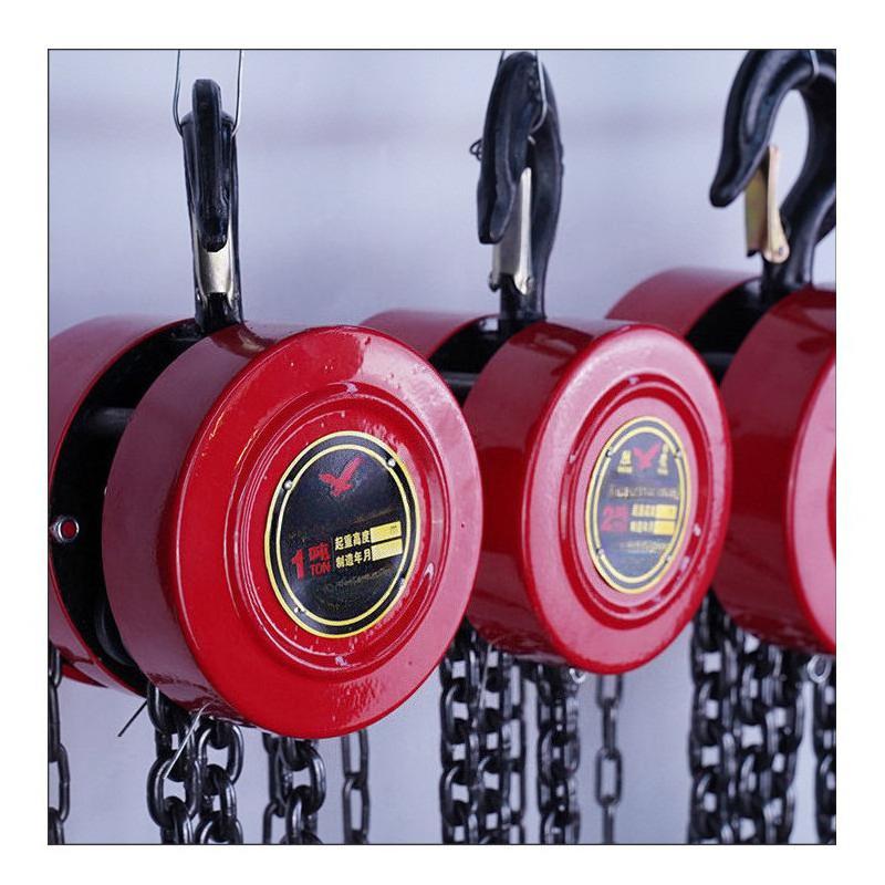 3M 1T 2T 3T Crane Hoist Accessories Round Hand Hoist Industrial Lifting Manual Chain Hoist Lifting Chain