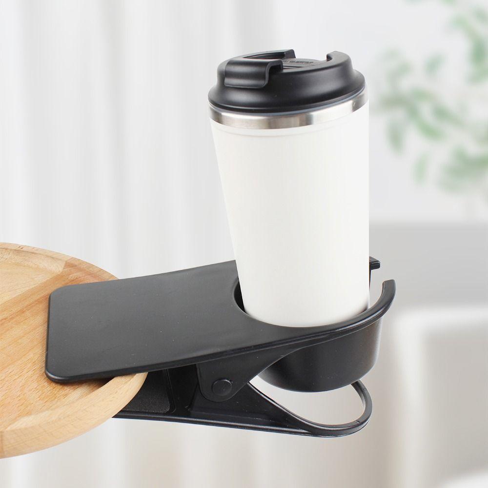 Plastic Table Edge Clamp Portable Tableside Storage Rack Table Organizers Cup Holder  Office