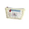Canvas Multicompartment Pencil Case With Large Capacity For Students And Office Use