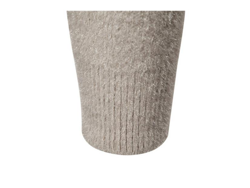 Men's Christmas Imitation Mink Velvet Half-High Collar Sweater - Autumn/Winter Knitwear.