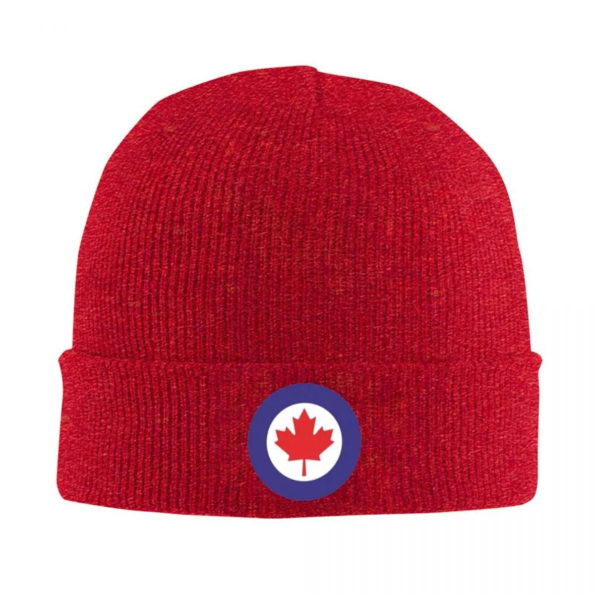 New Canada RCAF Air Force Motorcycle Beanie Winter Hats For Unisex And Women Knitted Cap Daily Baseball Cap