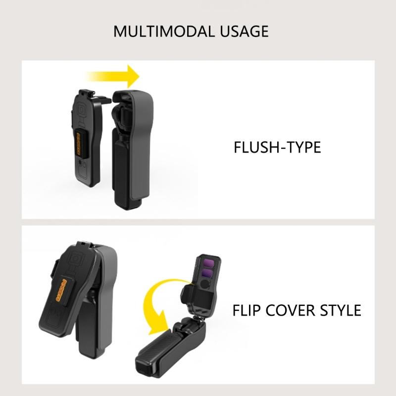 Flip Cover Camera Lens Protectors Featuring Shockproof ABS Material And Compactly Carrying Case For Accessories