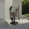 Norse Battle Helmet with Stand Medieval Viking Armor Steel Warrior Helmet for Reenactment Costume Gift