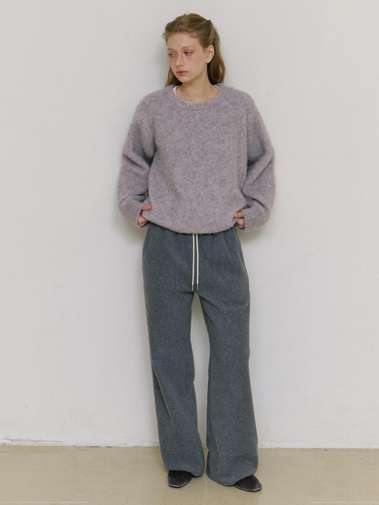 KINDABABY Fleece Easy Pants - Charcoal
