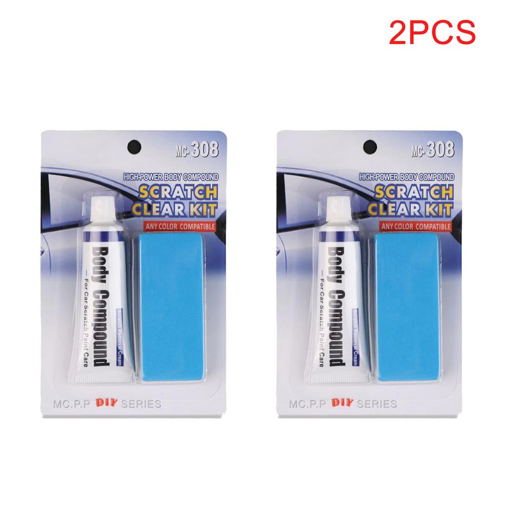 Car Scratch Remover 15g Auto Body Compound Polishing Grinding Paste Paint Scratches Water Spots Restorer Tool Set
