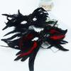 Feather Masquerade Masque for Women Gothic Half Face Masque for Venetian Cosplay Party Halloween Mardi Gras Christmas