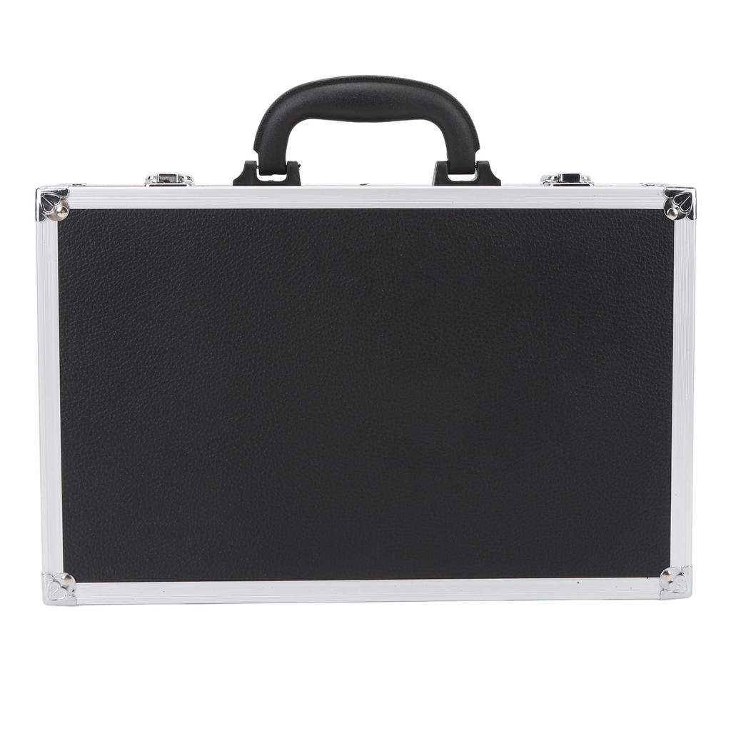 Billiard Balls Storage Box Aluminum Alloy Frame Waterproof PU Cover Lightweight Portable Pool Ball C