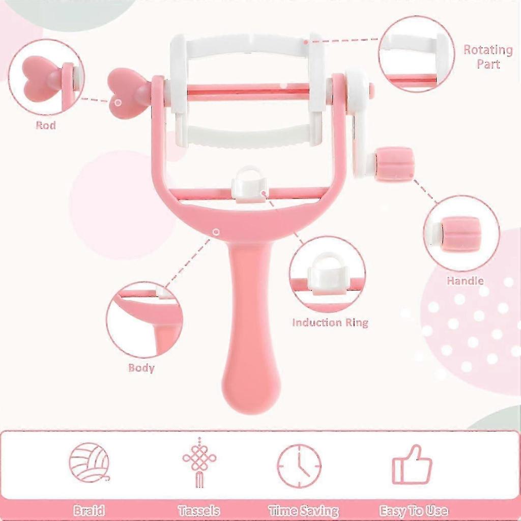 ExquisitePom Pom Maker, Tassel Maker and Pompom Maker Tool Set for Fluff Ball Weave DIY Wool Yarn Craft Project New Arrival