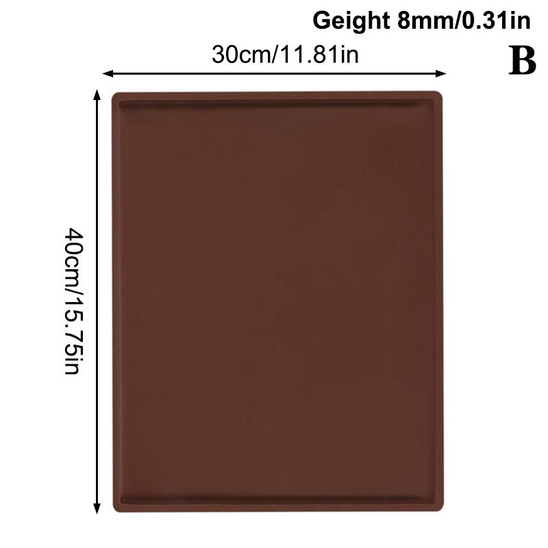 1 st Multifunktionell Silikon Tårtrulle Matta Non-Stick Bakplåt Bricka Form Målad Pad Konditori Schweizisk Rulle Bakform Verktyg