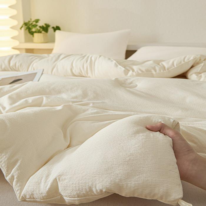 Kołdra Gruba z Włókna Sojowego Klasy A Antybakteryjna - Ciepła na Zimę, Przytulna na Wiosnę i Jesień, Pojedyncza Kołdra Bawełniana na Wszystkie Sezony