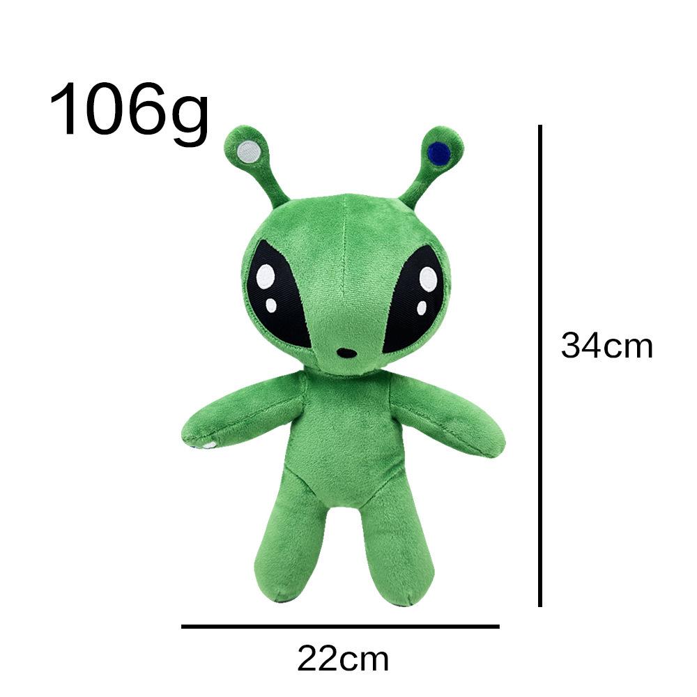 

AFTONSPARV Green Alien Plush Doll See Picture зелёный