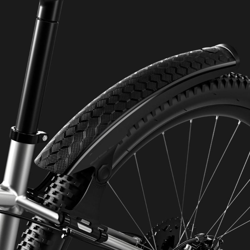 Adjustable Road Bike Mudguard Front / Rear Mudguard Mountain Bike Mudguard Bike Mudguard Enduring Easily To Install