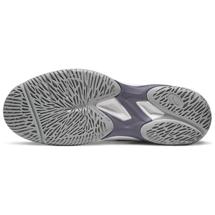 Asics Game FF Synthetic Leather Comfortable Soft Durable Breathable Lightweight Low Top Tennis Shoes Men sneaker White Gray 1041A489-110