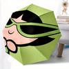 1pc Powerpuff Girls Automatic Open/close Folding Portable Umbrella with 8-Rib Structure for Women/Men, All-Season Use  A0901082