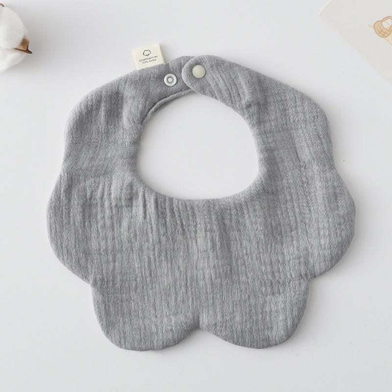 360-Degree Pure Cotton Petal Baby Drool Bib