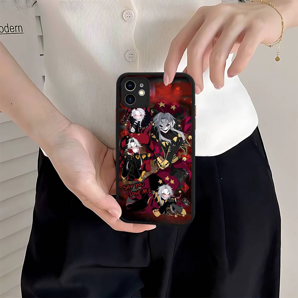 Anime Der Freak Zirkus Pierrot Matt Transparent Handyhülle Für iPhone Hülle 16 15 14 13 12 11 Pro Max X XS Max Plus