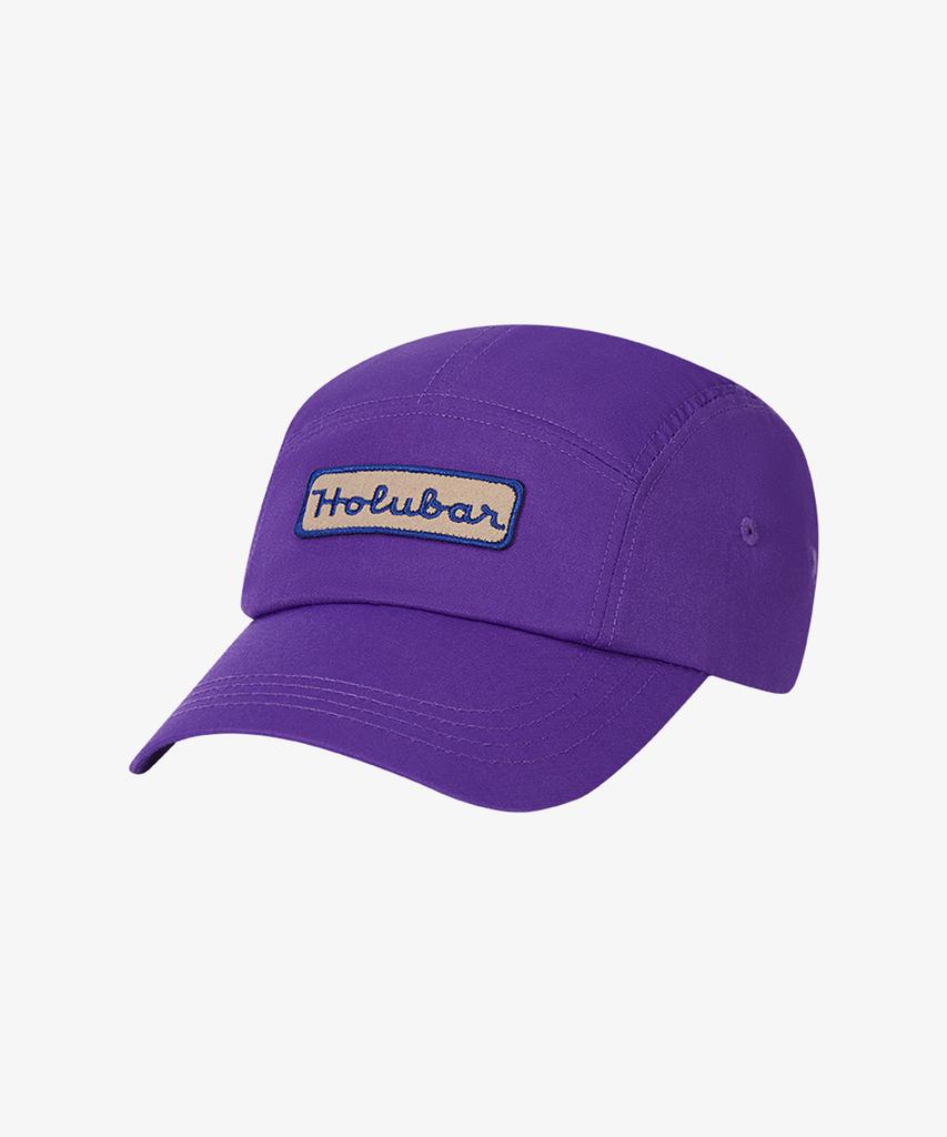 Holluba 5P Logo Solid Camp Cap Purple