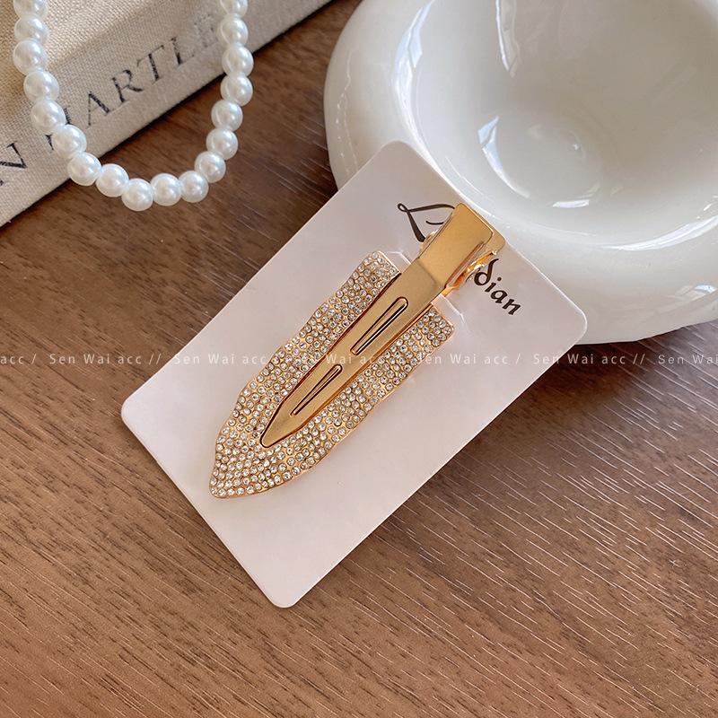 Internet celebrity metal seamless hairpin female simple daily commuter headgear hair accessories