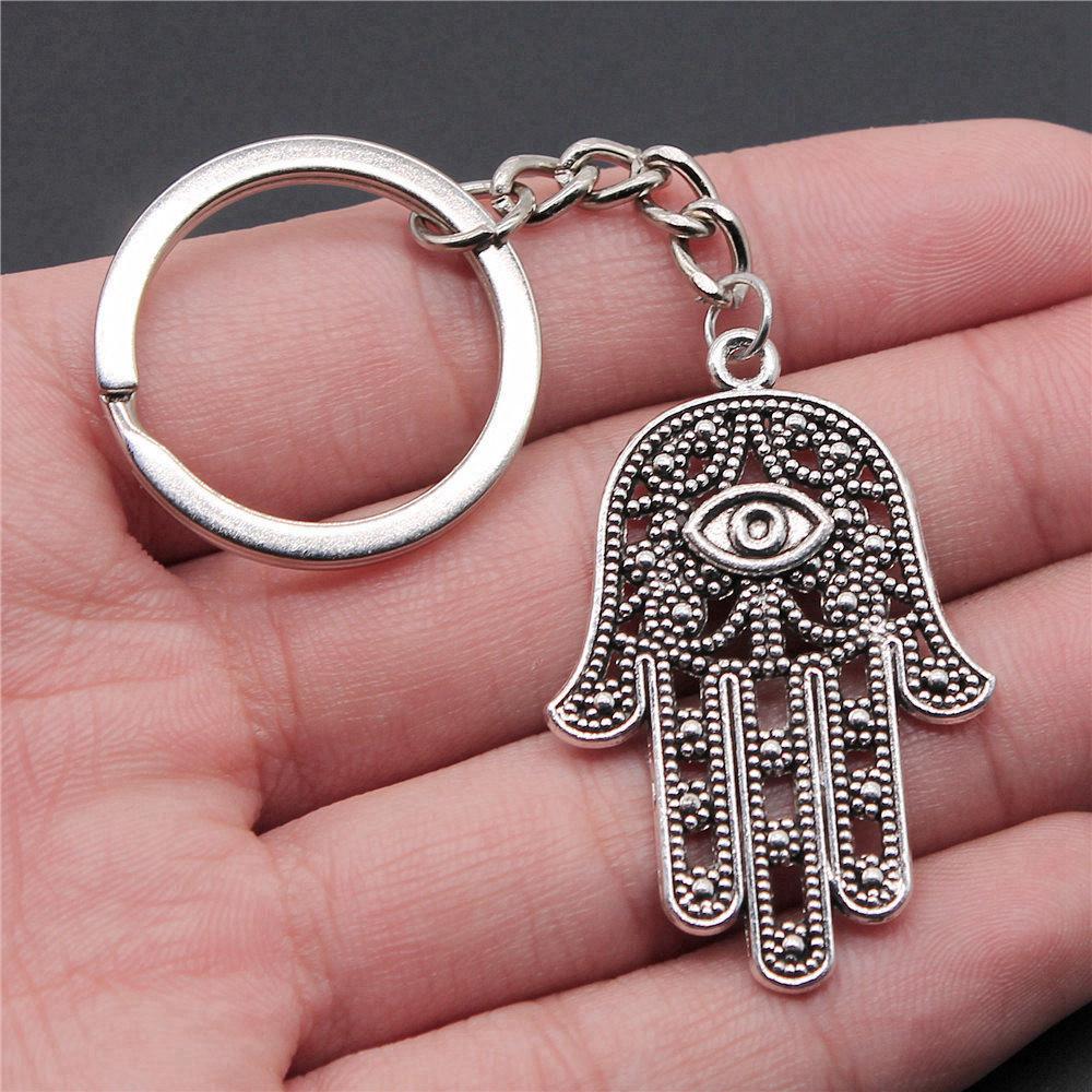 Hamsa Hand Eye Of Horus Key Ring Women's Jewelry Anniversary Creative Gifts For