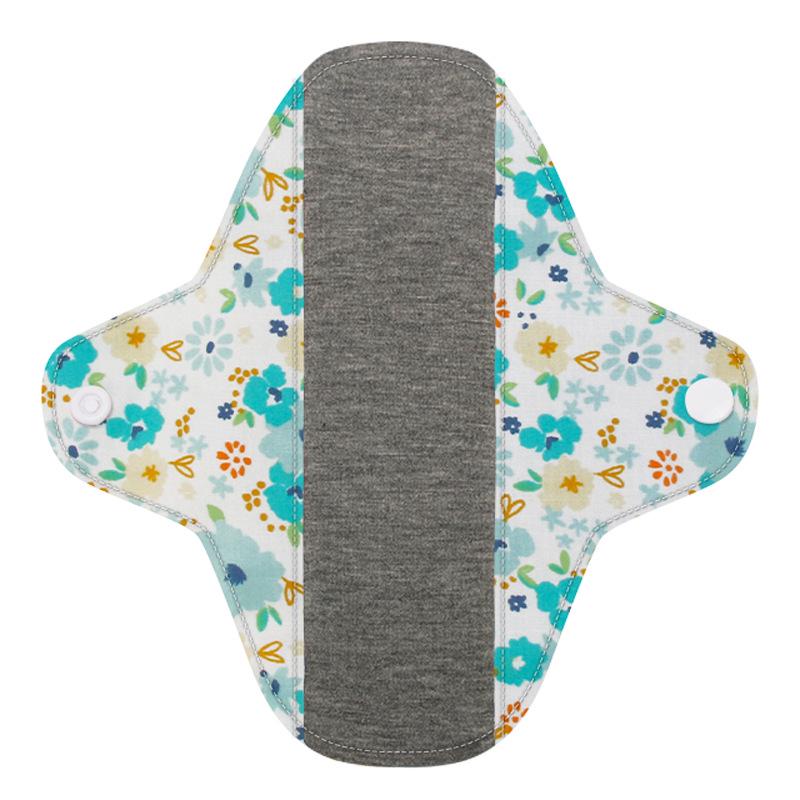 18cm Graphene Leakproof Washable Cotton Panty Liners for Women