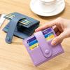 New Women's Short Ultra-thin Small Wallet, Korean Version Multi-card Card Bag, Small First-layer Cowhide Exquisite Wallet