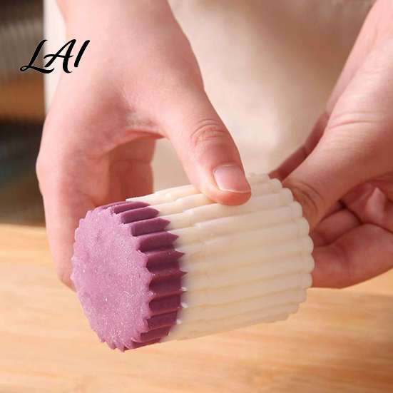 Detachable Dough Press Sunflower Pattern Round Mooncake Mold Hand Double Ended Plastic Pastry Easy Clean Baking Tool Embosser for Homemade
