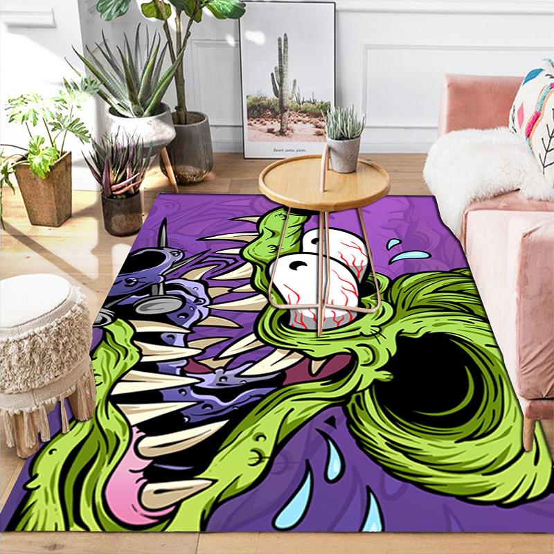 Rat Fink Rug Floor Mat for Living Room or Bedroom Soft and Comfortable Carpet a Gift for Birthday and Holiday.MFF0918353