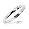 Lala Christie Platinum Round Top Wedding Size Ring, PT900, Design, Ring, 17, lr106-0001-pt-17
