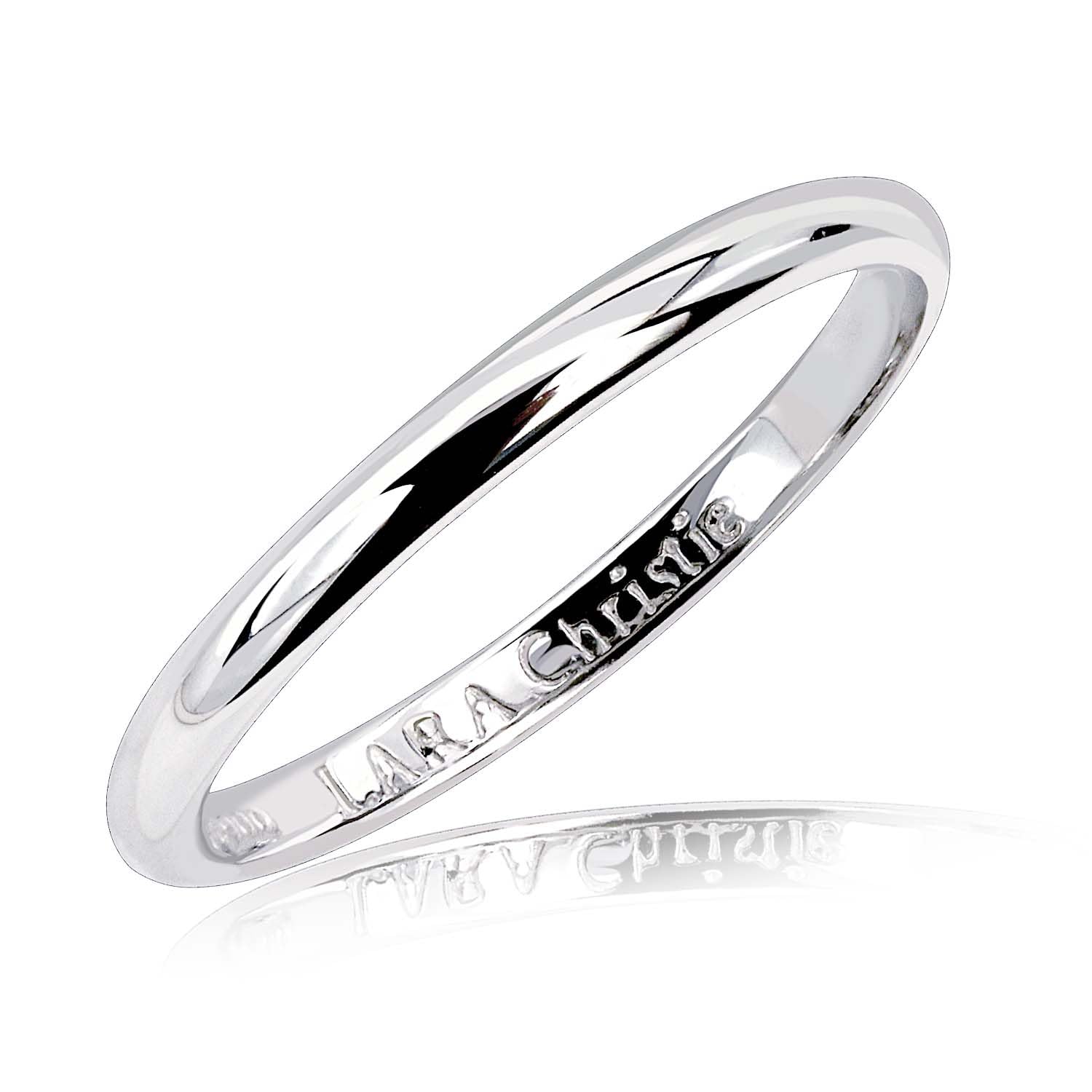 

Lala Christie Platinum Round Top Wedding Size Ring, PT900, Design, Ring, 21, lr106-0001-pt-21 платиновий