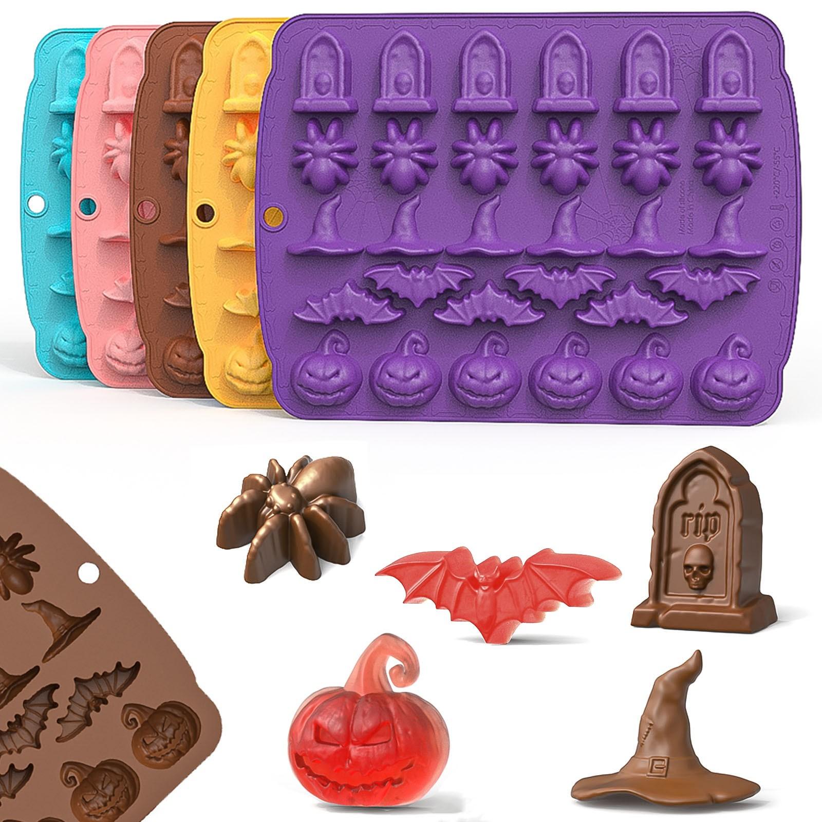 

2pcsHalloween 5 Patterns 30 Silicone s Candy s Ice s