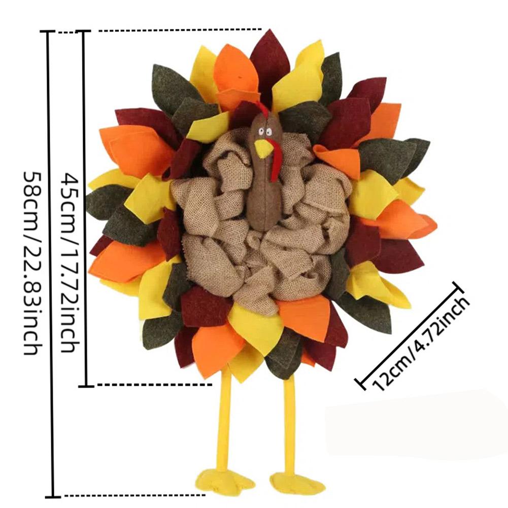

Декор входной двери из мешковины индейки стильный праздничный декоративный реквизит для осеннего фестиваля
